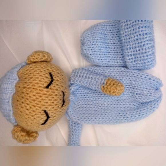 Handmade Knitted Soft Baby and Premie Hat - Picture 9 of 9